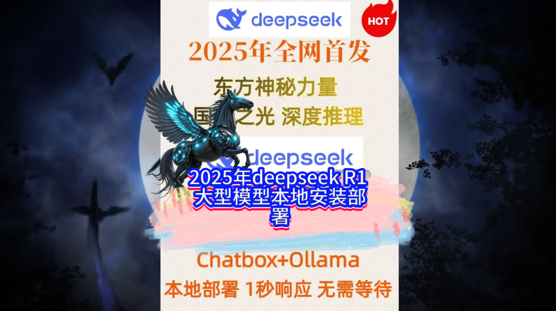 2025年deepseek R1 大型模型本地安装部署(文件+教程)本地部署-黑马科技社